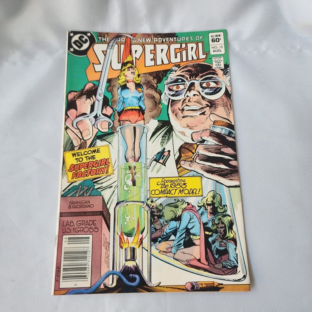 Supergirl #10‎ DC Comic Book August 1983 Vintage Adventure Tron Ad